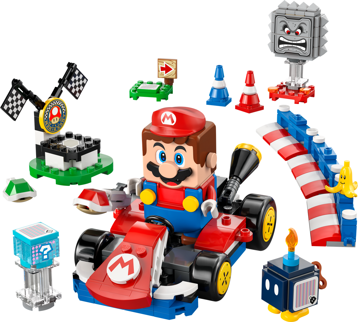 LEGO Super Mario 72043 Mario Kart - Interaktiver LEGO Mario & Standard-Kart