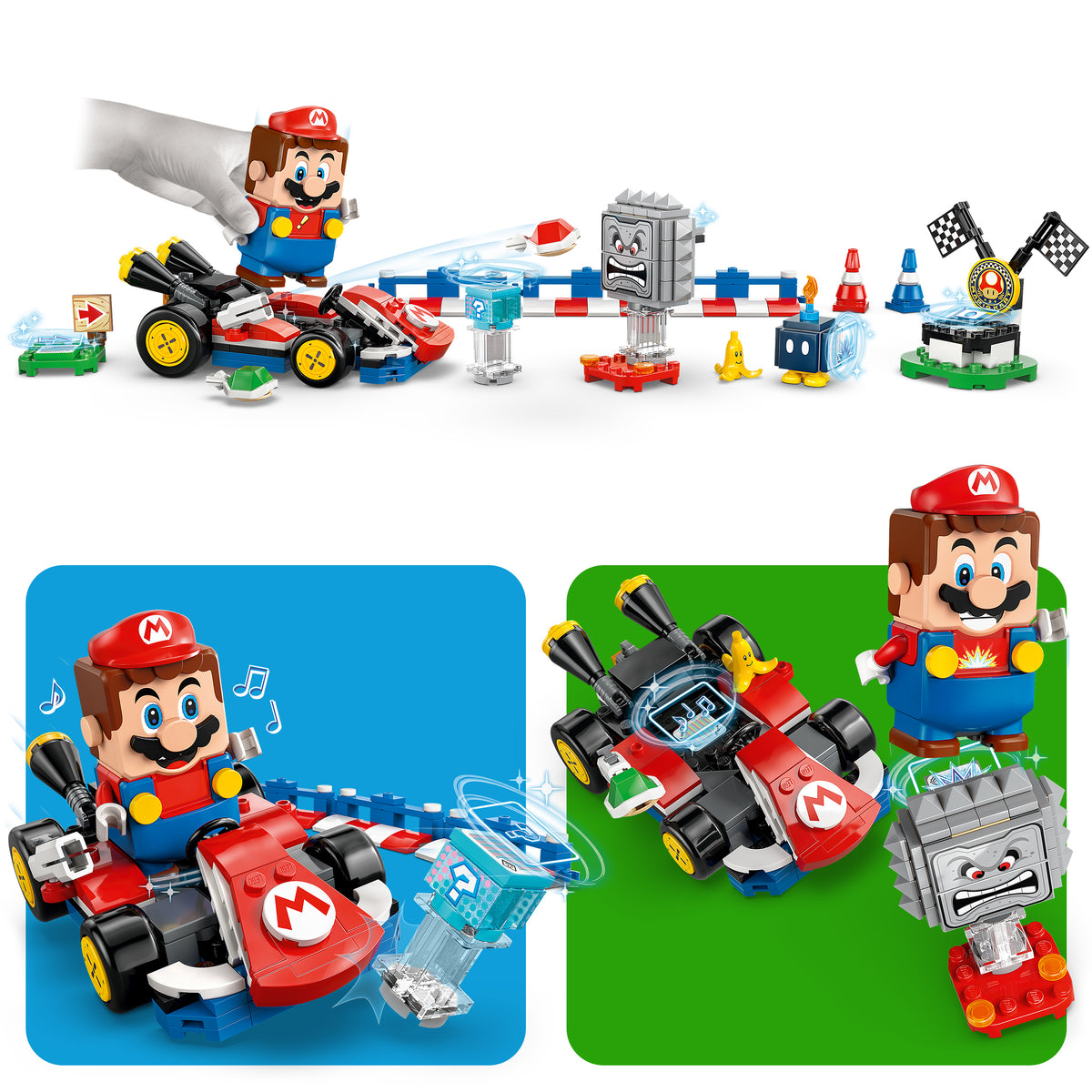LEGO Super Mario 72043 Mario Kart - Interaktiver LEGO Mario & Standard-Kart