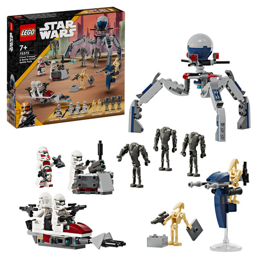 LEGO Star Wars 75372 Clone Trooper & Battle Droid Battle Pack