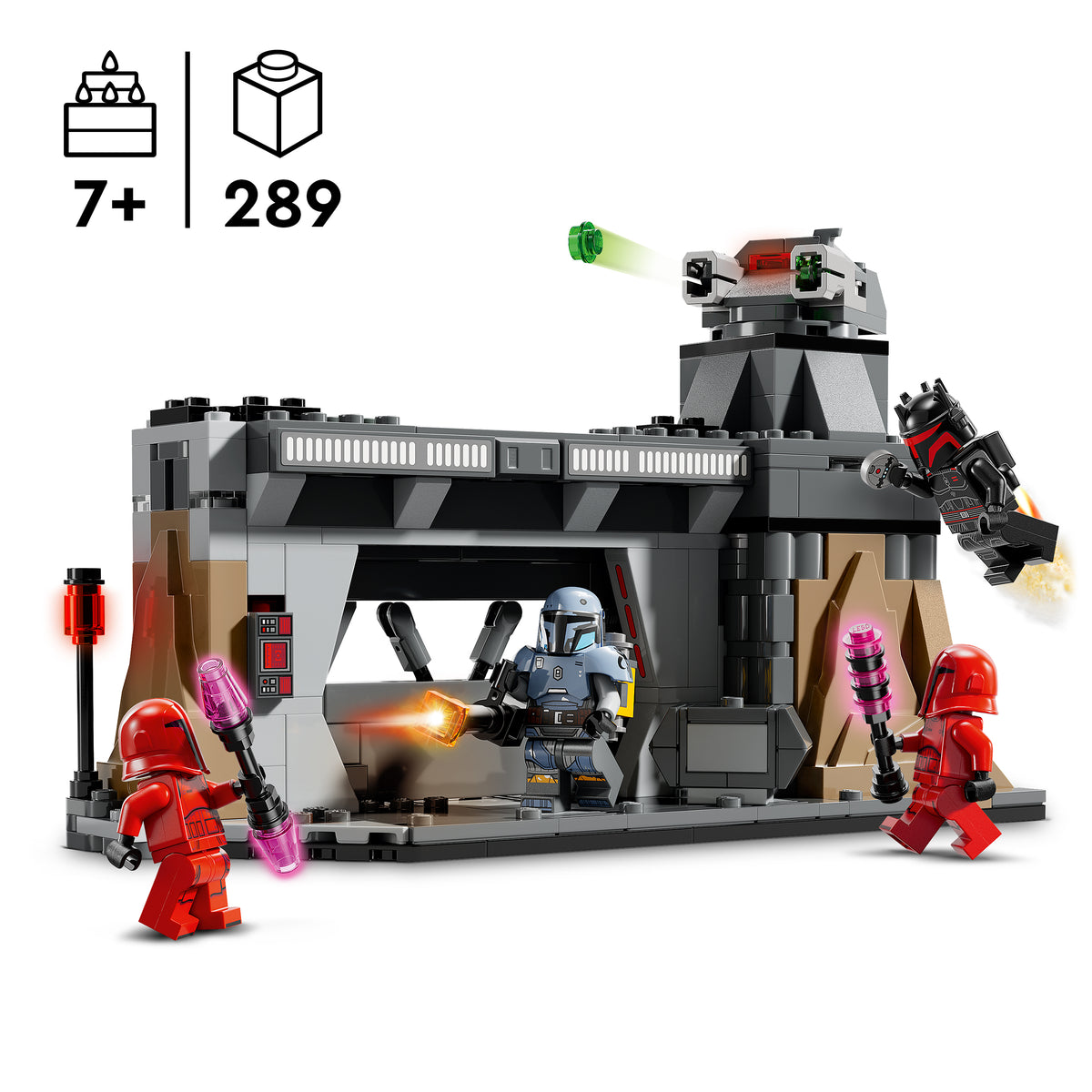 LEGO Star Wars 75386 The Mandalorian Duell zwischen Paz Vizsla and Moff Gideon