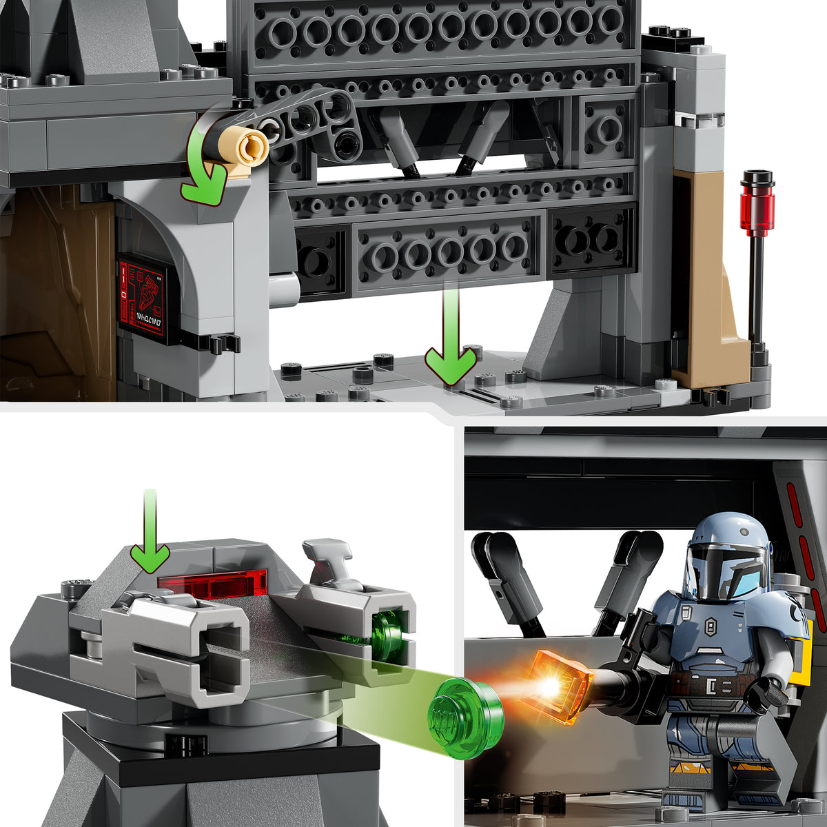 LEGO Star Wars 75386 The Mandalorian Duell zwischen Paz Vizsla and Moff Gideon