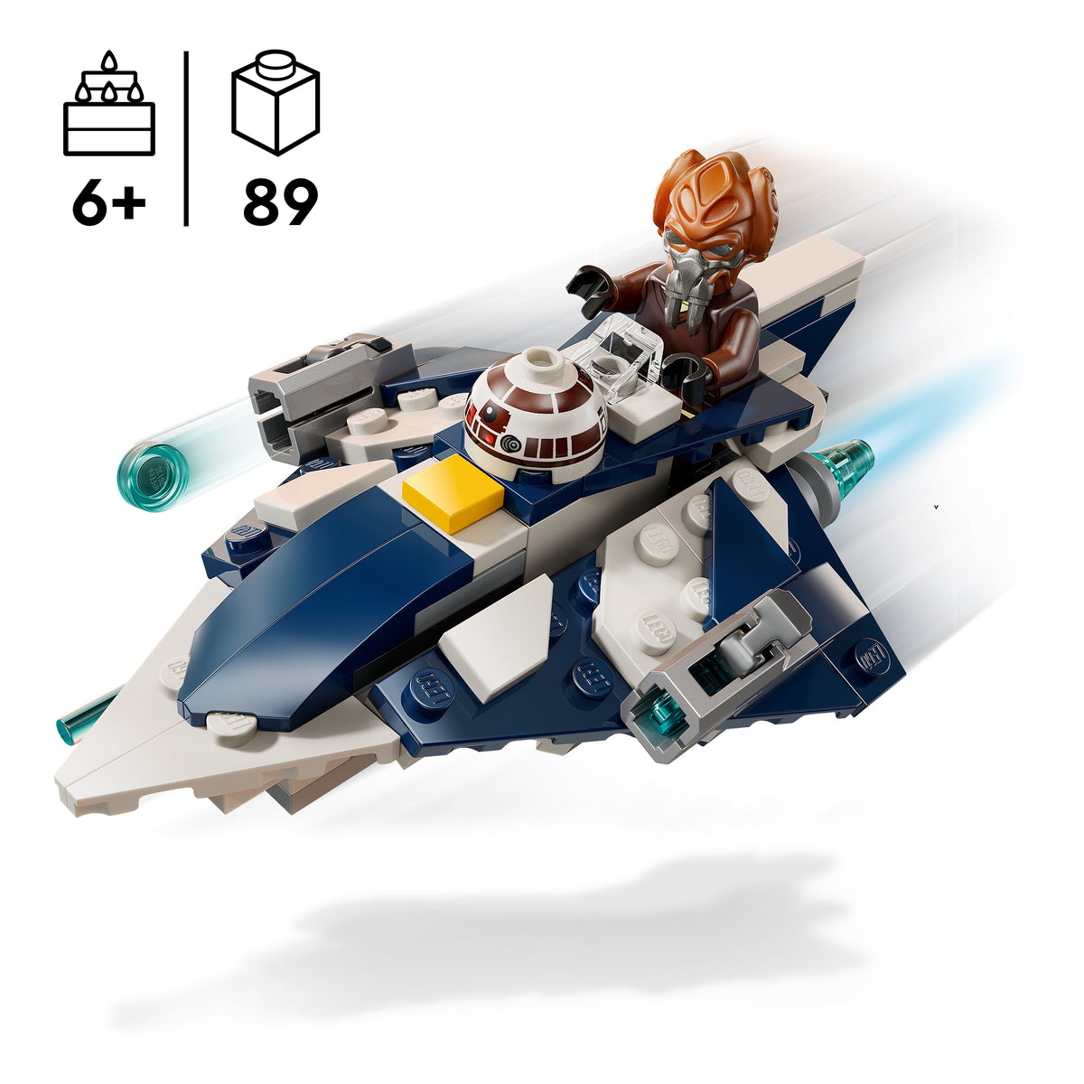 LEGO Star Wars 75400 Plo Koons Jedi Starfighter Microfighter