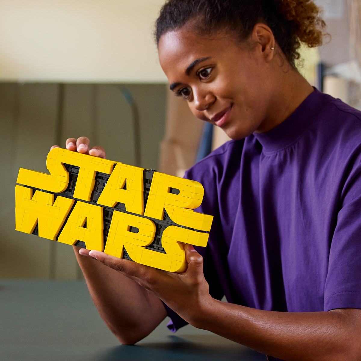 LEGO Star Wars 75407 Star Wars Logo aus LEGO Steinen