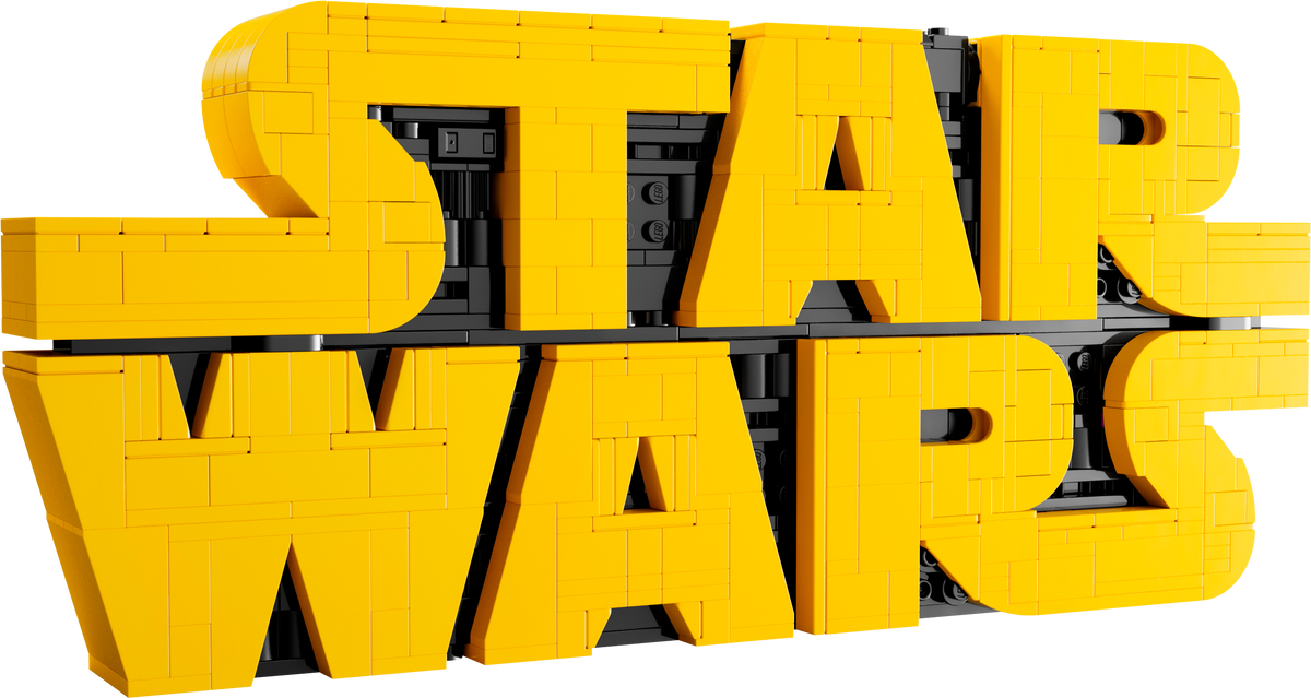 LEGO Star Wars 75407 Star Wars Logo aus LEGO Steinen