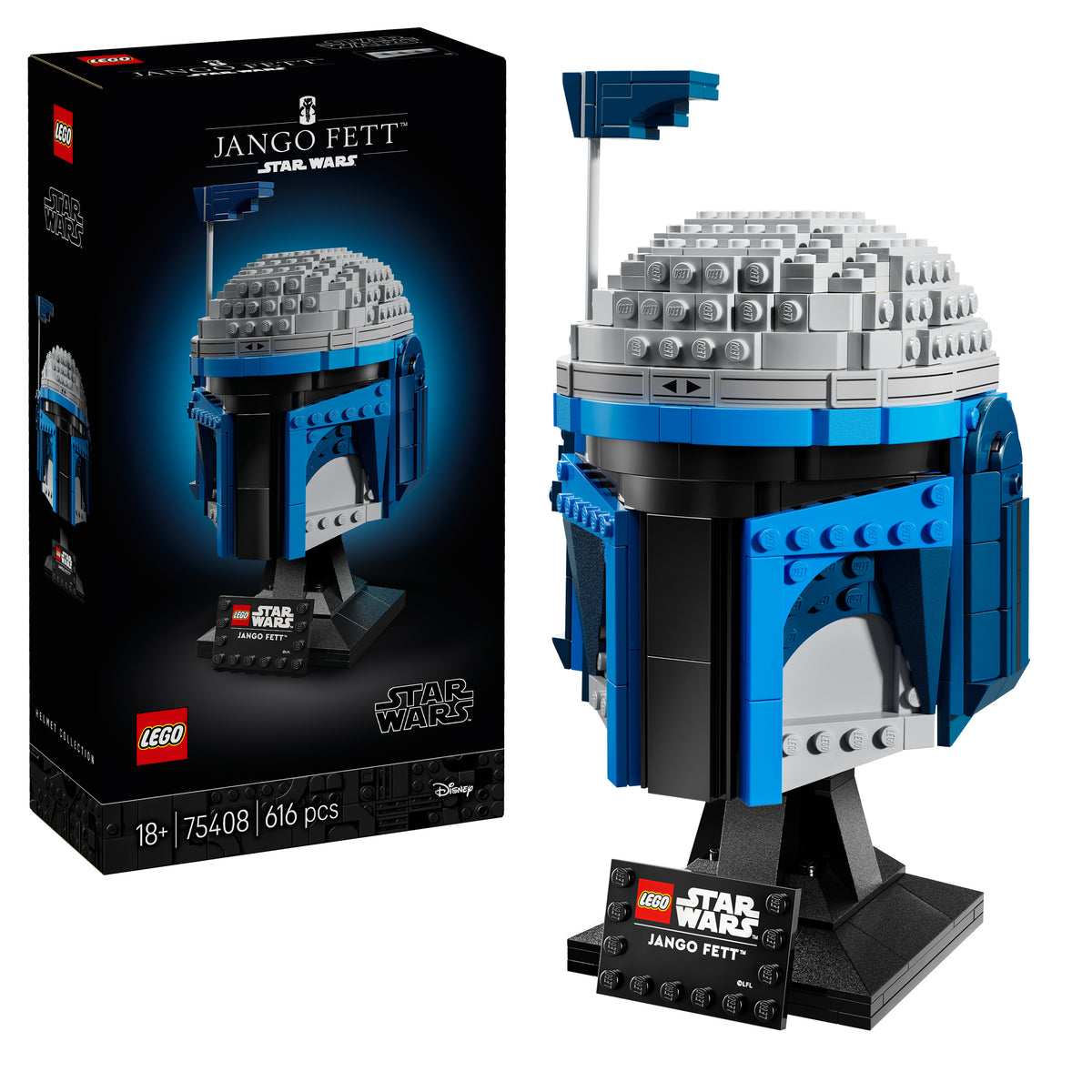 LEGO Star Wars 75408 Angriff der Klonkrieger: Jango Fett Helm
