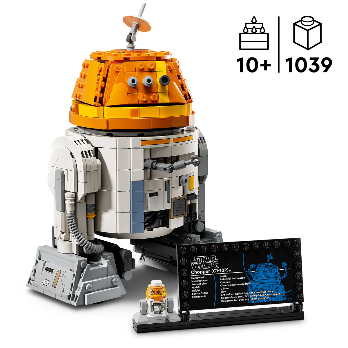 LEGO Star Wars 75416 Ahsoka Astromech-Droide Chopper (C1-10P) Figur