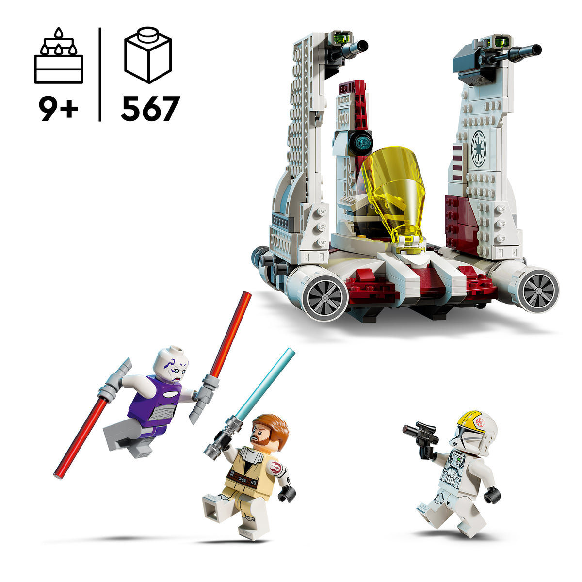 LEGO Star Wars 75432 The Clone Wars V-19 Torrent-Sternjäger