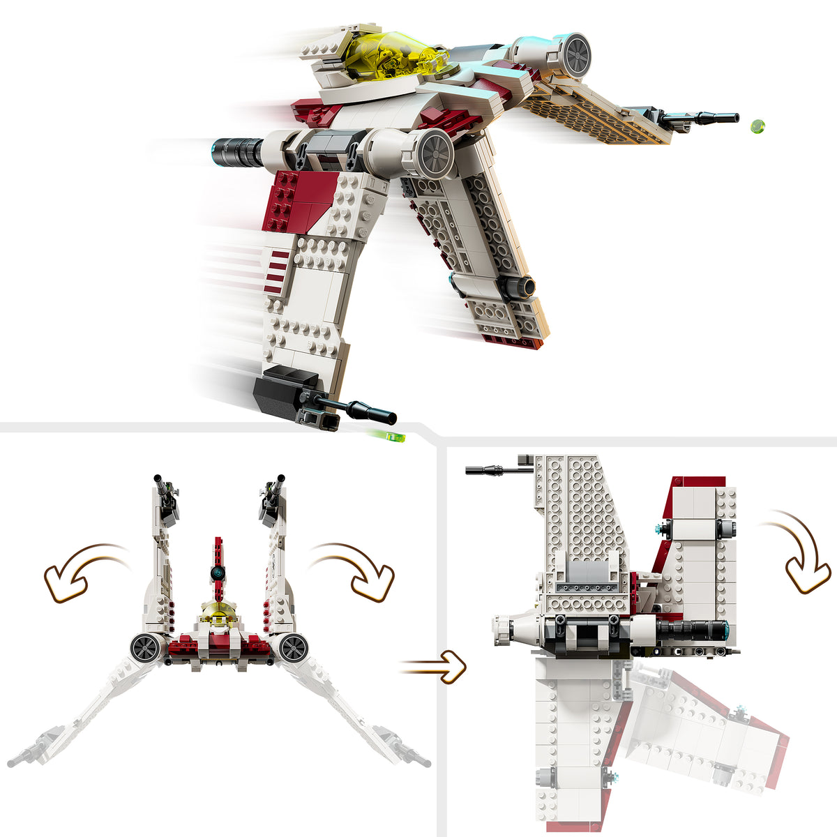 LEGO Star Wars 75432 The Clone Wars V-19 Torrent-Sternjäger