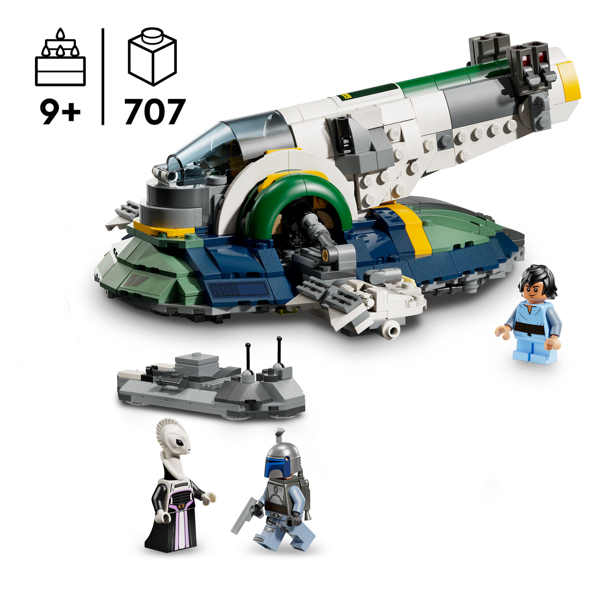 LEGO Star Wars 75433 Angriff der Klonkrieger Jango Fetts Sternenschiff