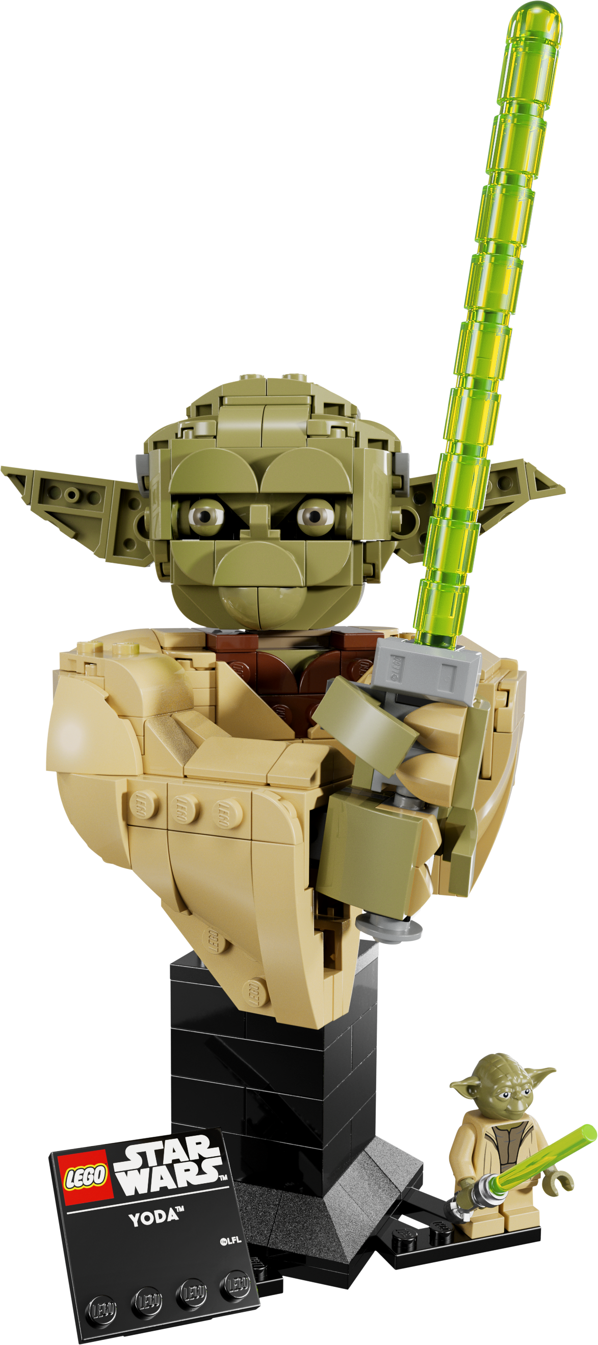 LEGO Star Wars 75438 Angriff der Klonkrieger Yoda Büste