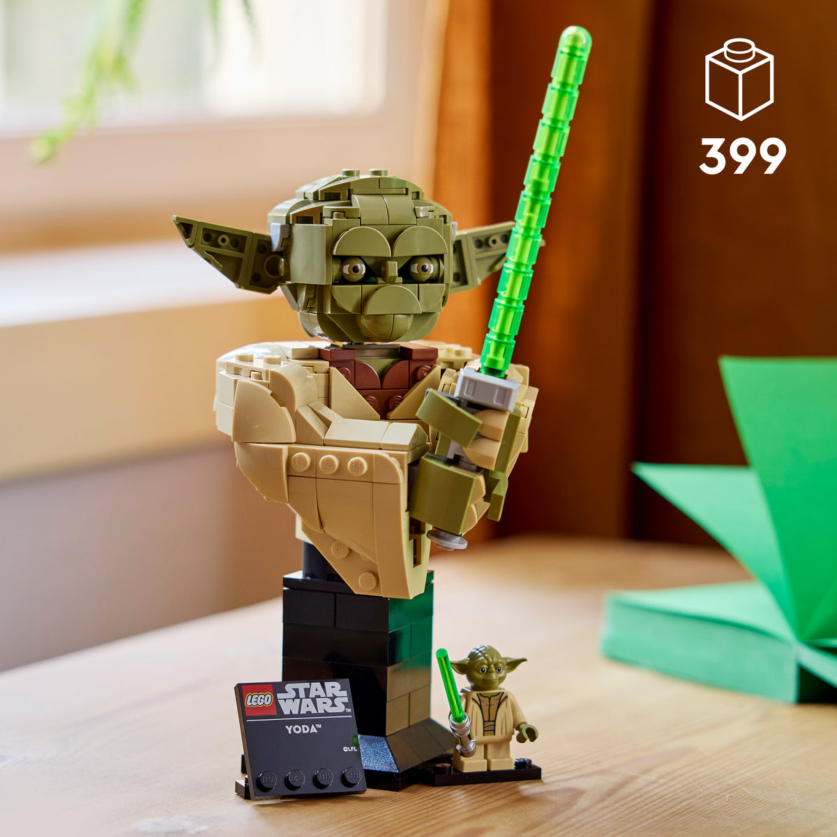 LEGO Star Wars 75438 Angriff der Klonkrieger Yoda Büste
