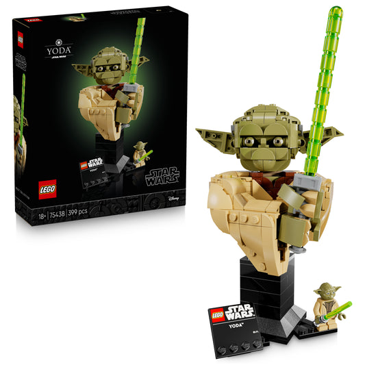 LEGO Star Wars 75438 Angriff der Klonkrieger Yoda Büste