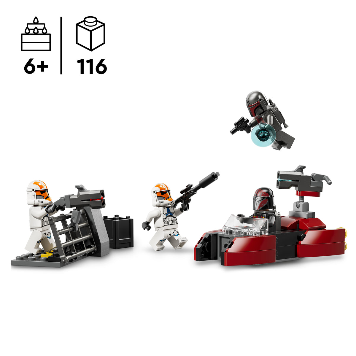 LEGO Star Wars 75449 Belagerung von Mandalore Battle Pack
