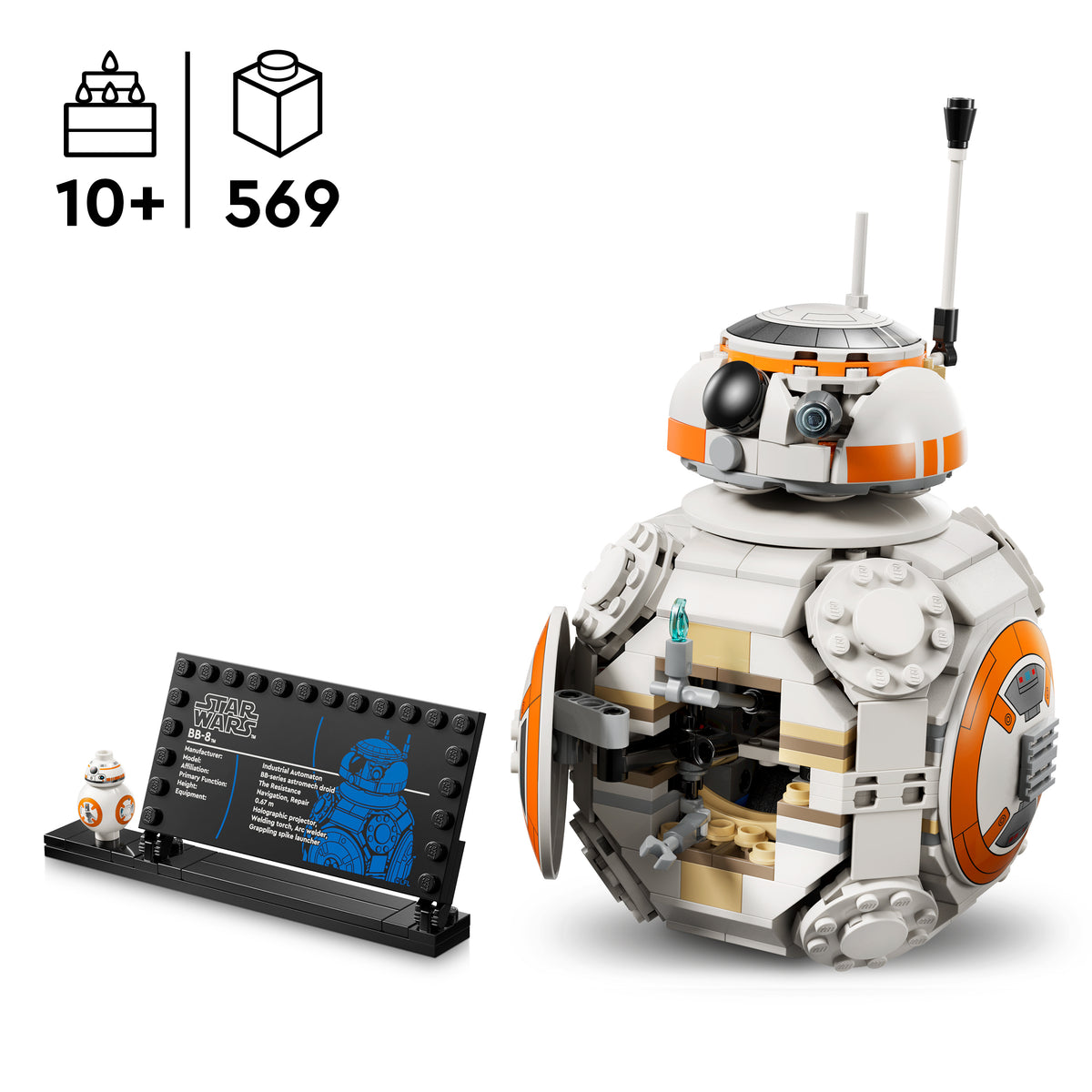 LEGO Star Wars 75452 Der Astromech-Droide BB-8