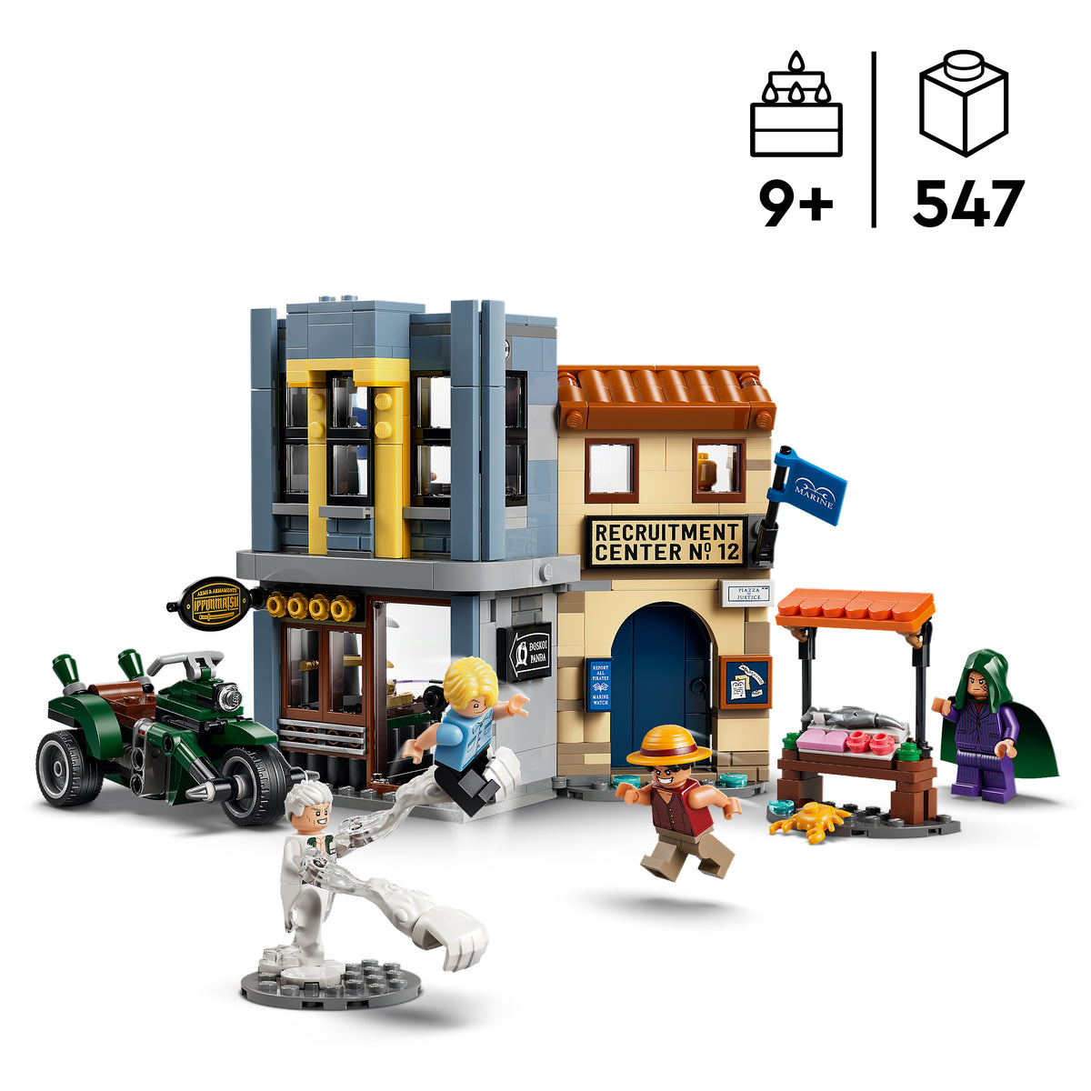 LEGO ONE PIECE 75642 Showdown mit Kapitän Smoker
