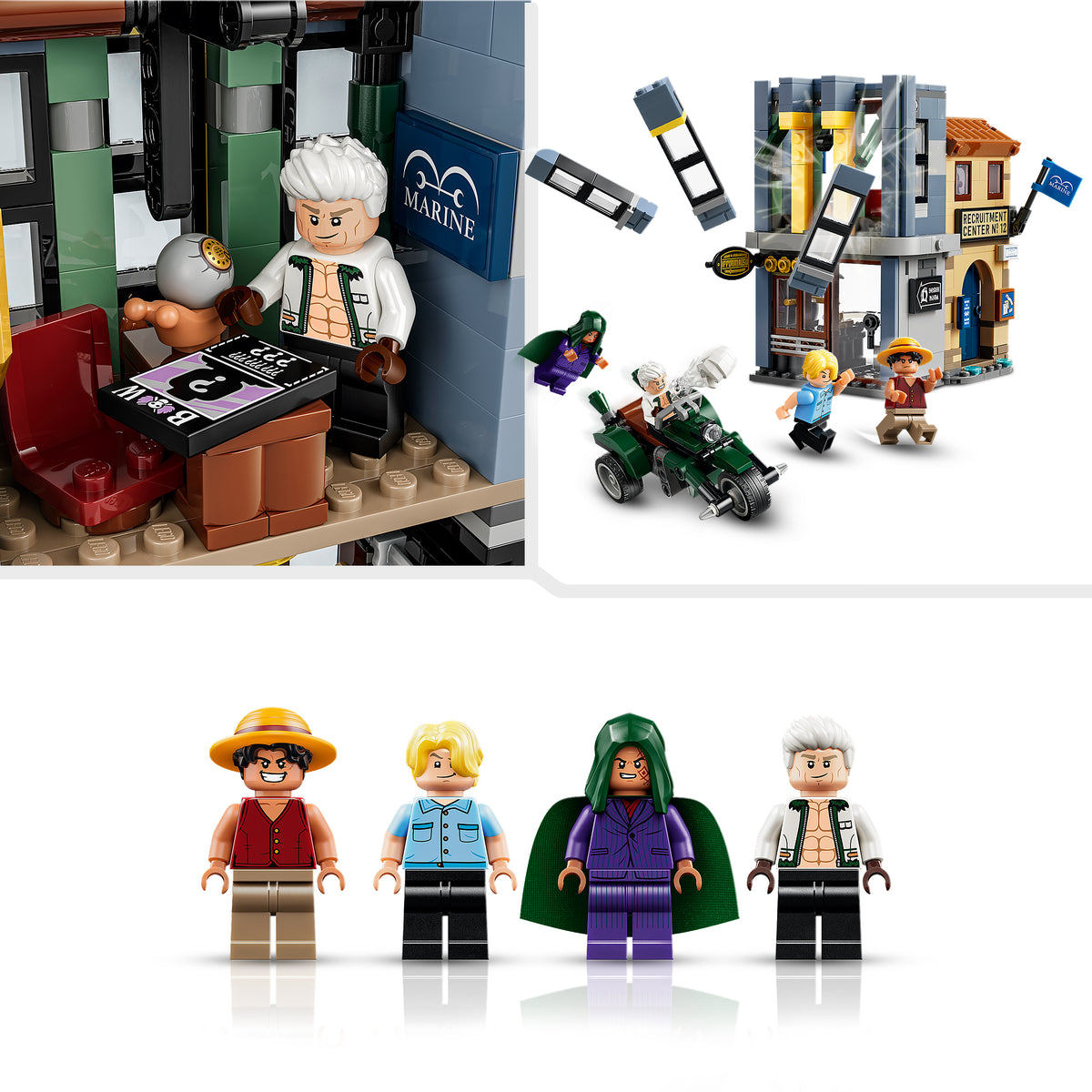 LEGO ONE PIECE 75642 Showdown mit Kapitän Smoker