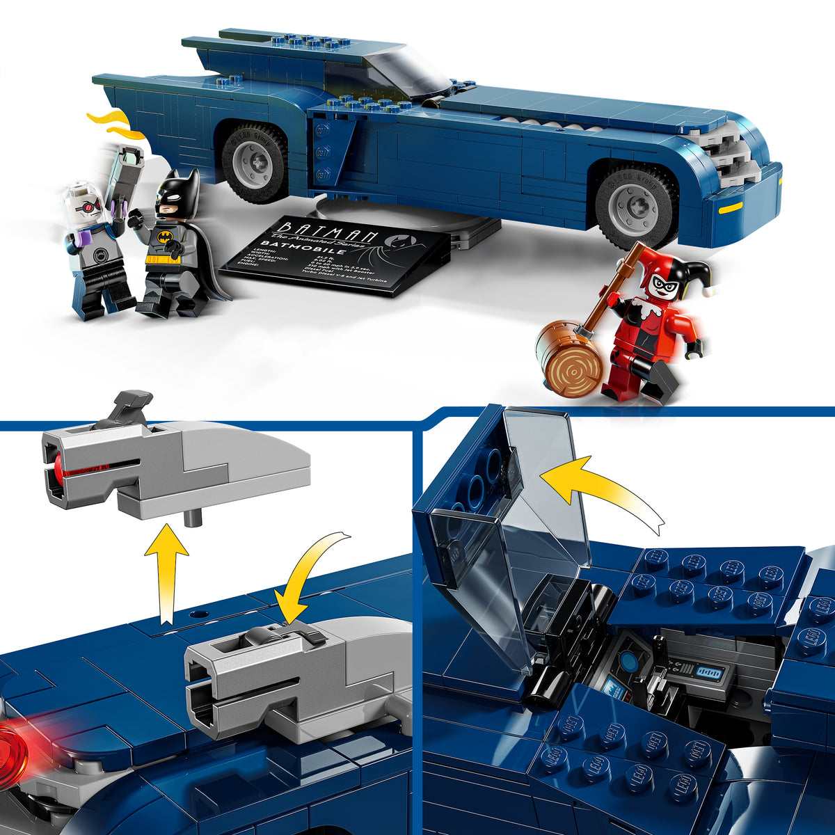 LEGO DC Batman 76274 Batman im Batmobil vs. Harley Quinn und Mr. Freeze