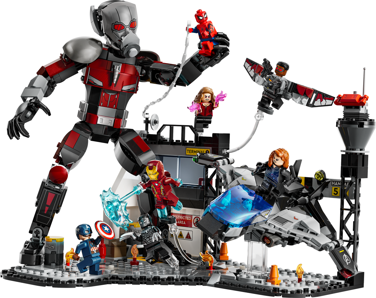 LEGO Marvel 76314 Captain America: Civil War Actionduell