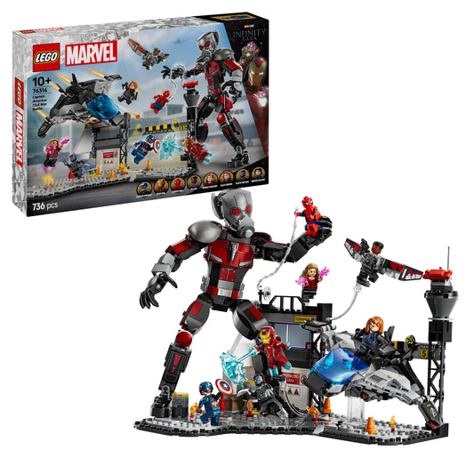 LEGO Marvel 76314 Captain America: Civil War Actionduell