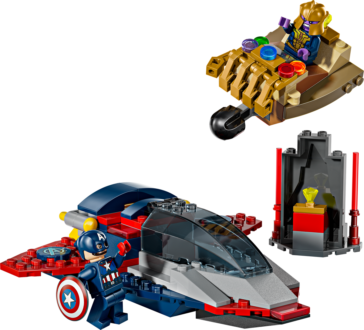 LEGO Marvel 76319 Captain America vs. Thanos