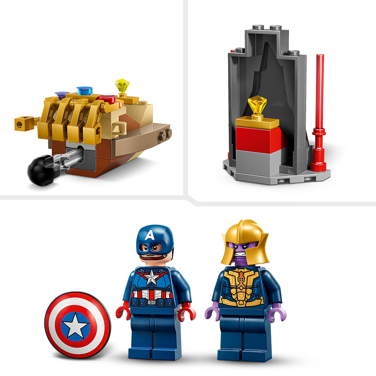 LEGO Marvel 76319 Captain America vs. Thanos