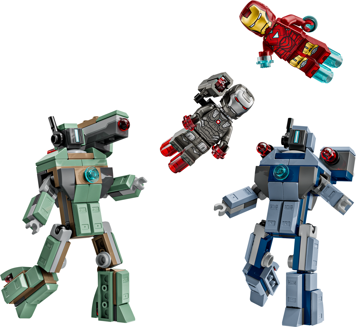 LEGO Marvel 76320 Iron Man & War Machine vs. Hammer-Drohnen