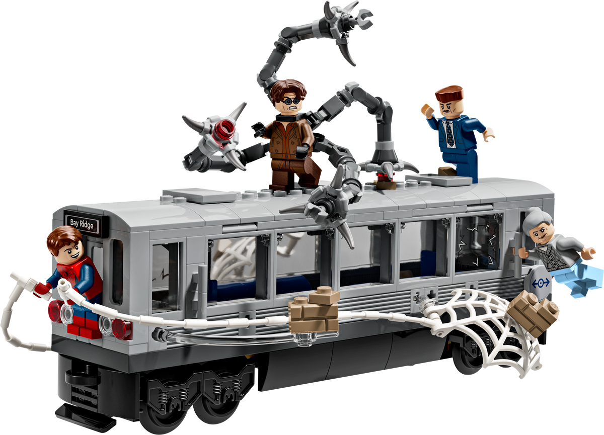 LEGO Marvel 76321 Spider-Man vs. Doc Ock: Showdown in der U-Bahn