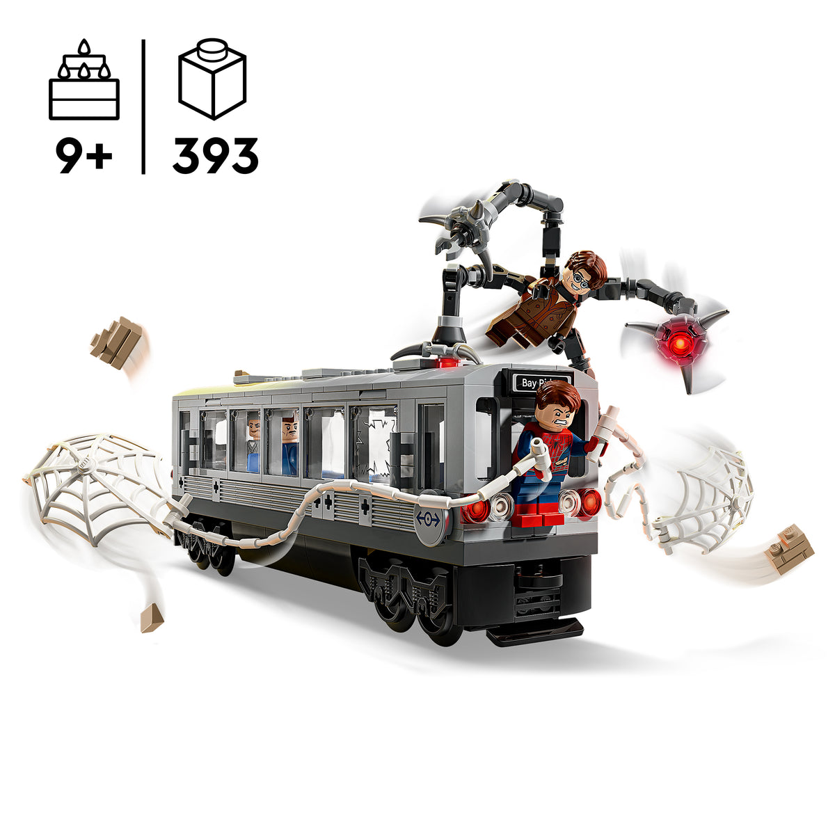 LEGO Marvel 76321 Spider-Man vs. Doc Ock: Showdown in der U-Bahn
