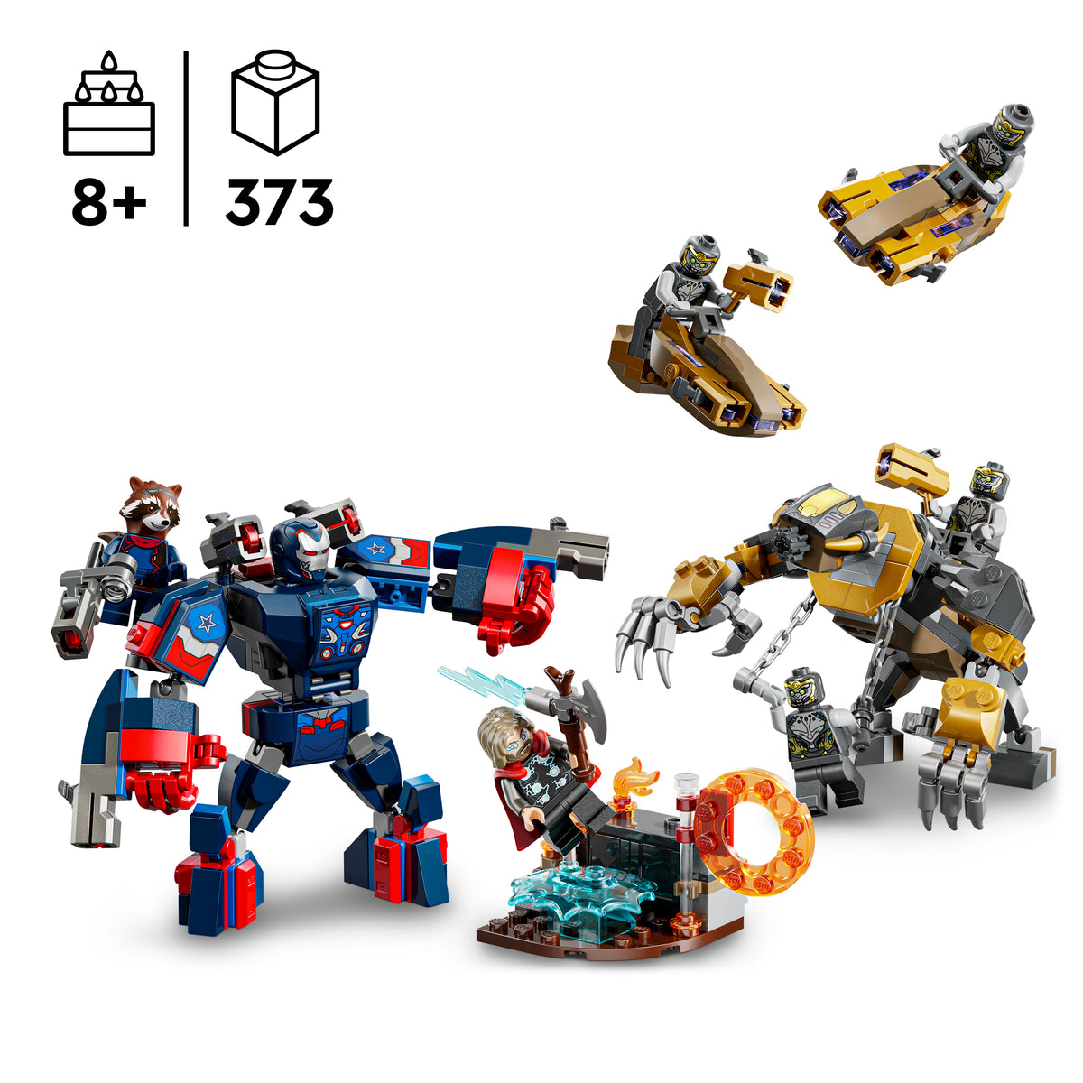 LEGO Marvel 76322 Avengers: Endgame Thor vs. Chitaur