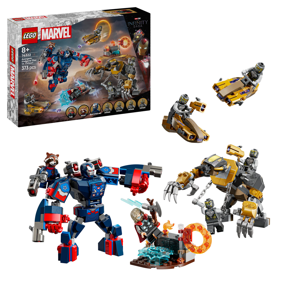 LEGO Marvel 76322 Avengers: Endgame Thor vs. Chitaur