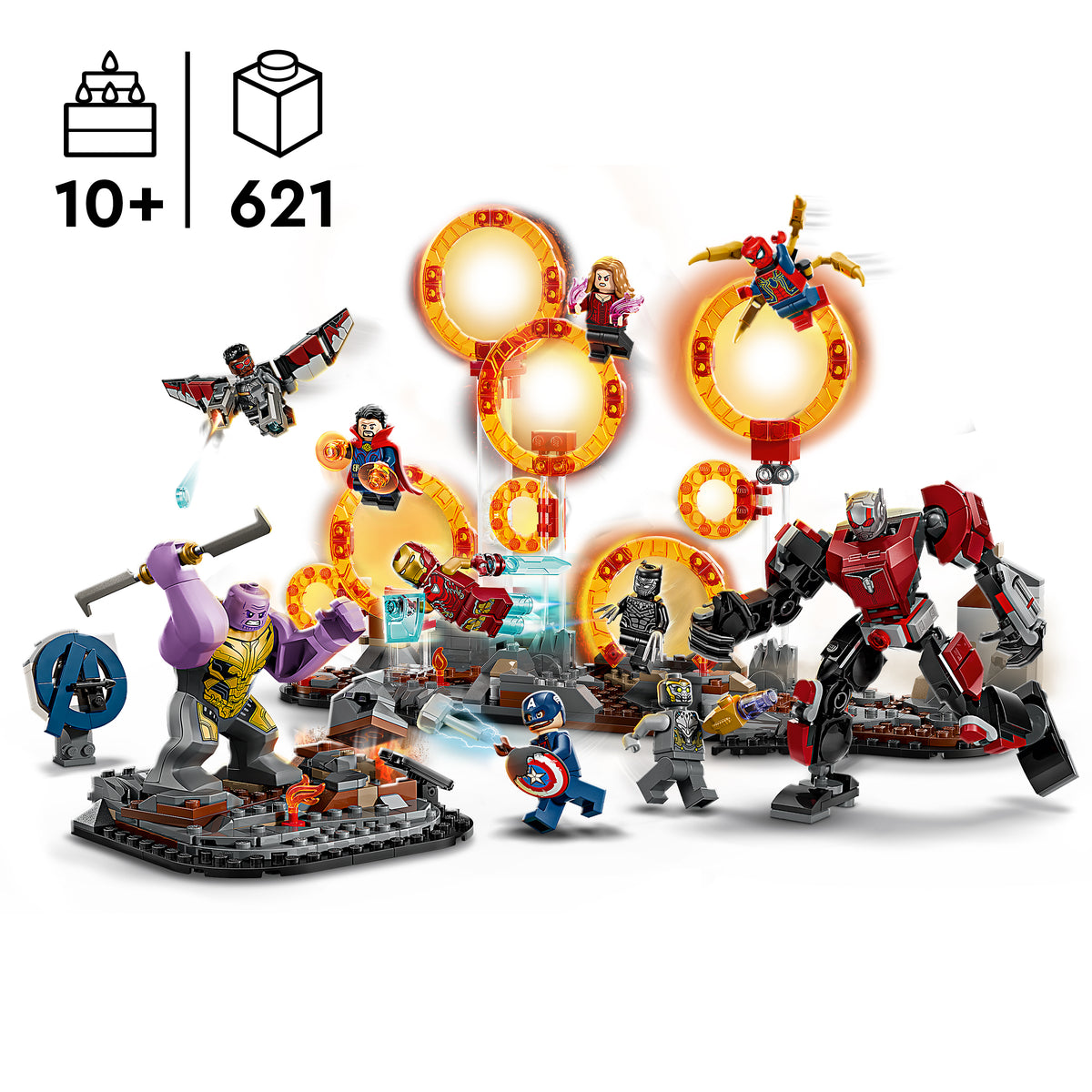 LEGO Marvel 76323 Avengers: Endgame Letzter Showdown