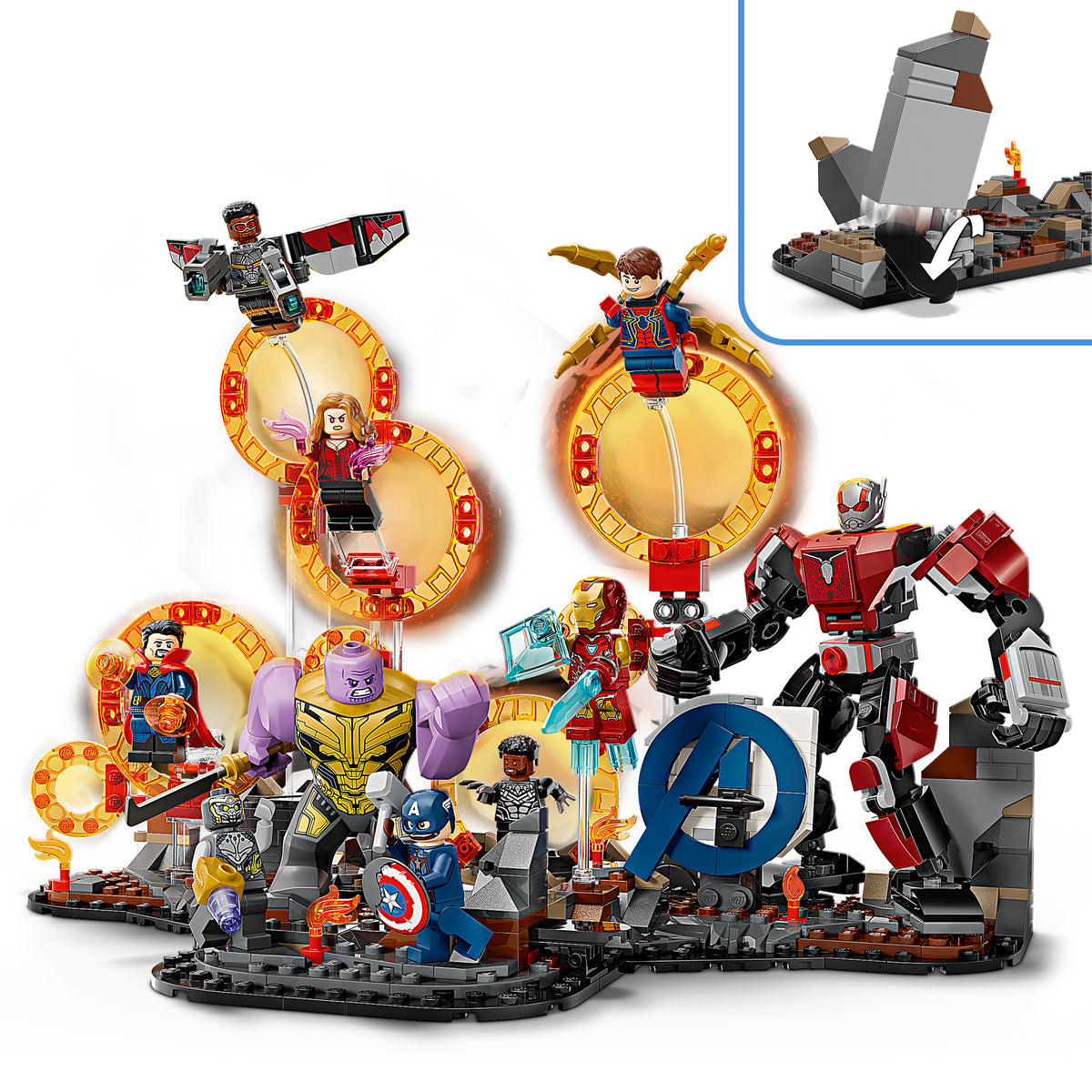 LEGO Marvel 76323 Avengers: Endgame Letzter Showdown