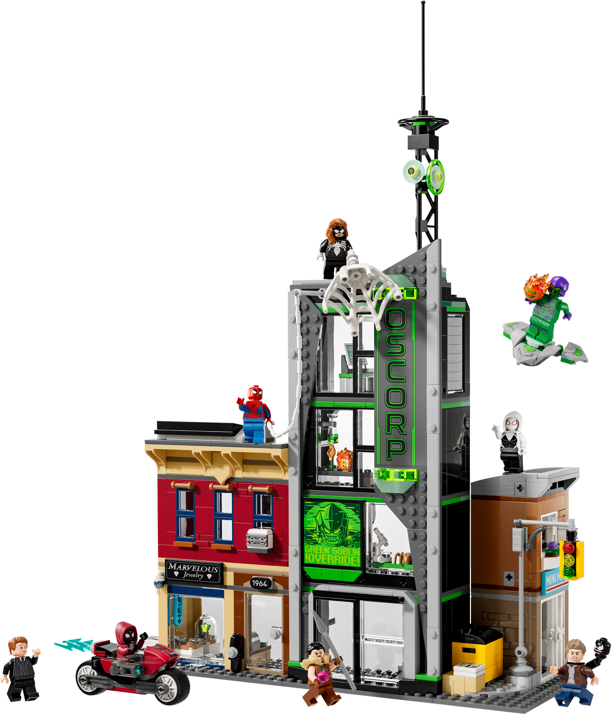 LEGO Marvel 76324 Spider-Man vs. Oscorp