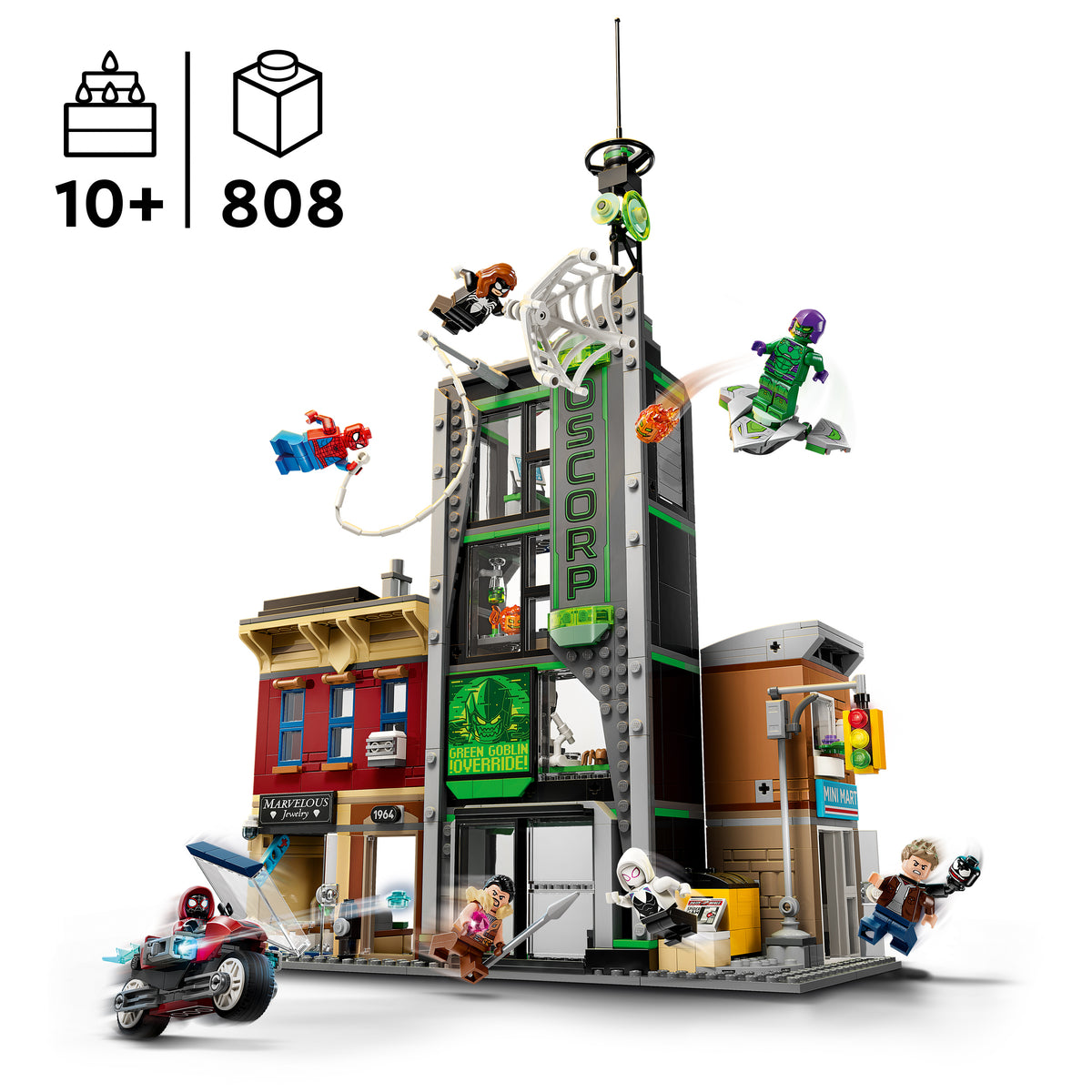 LEGO Marvel 76324 Spider-Man vs. Oscorp