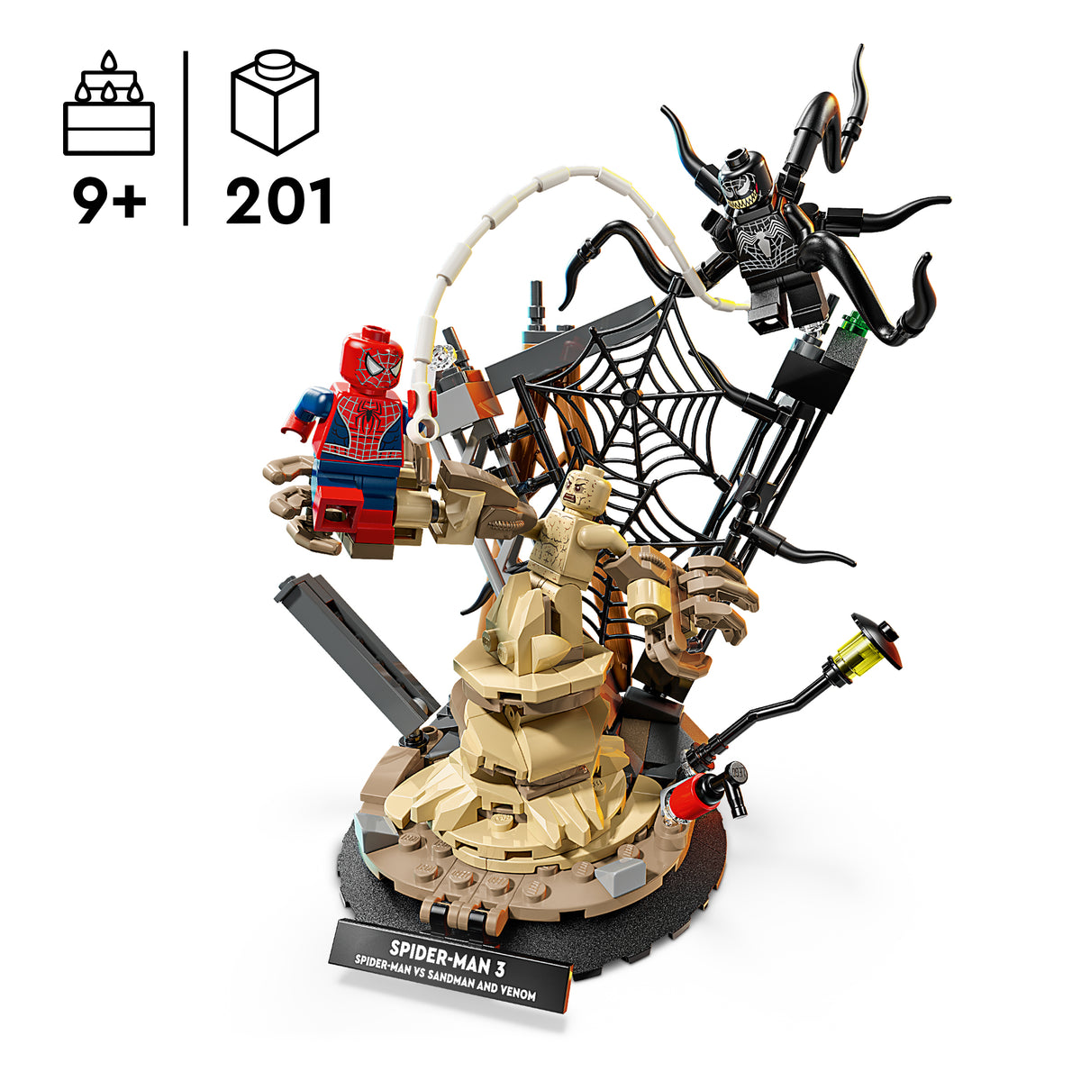 LEGO Marvel 76334 Großer Showdown: Spider-Man vs. Sandman