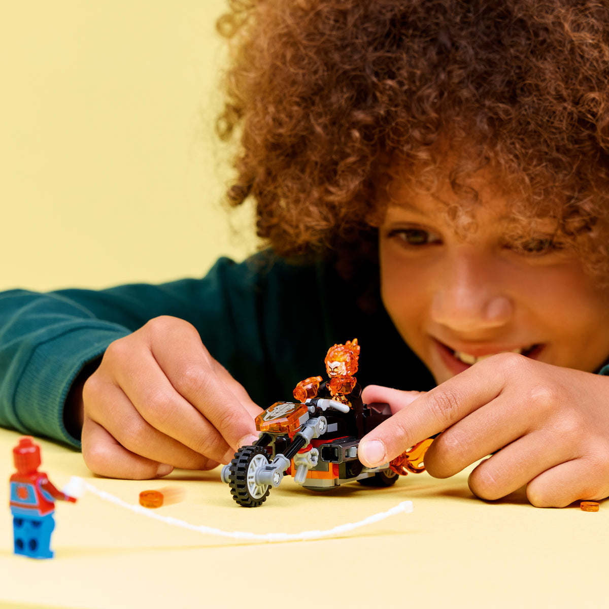 LEGO Marvel 76335 Spider-Man vs. Ghost Rider auf seinem Motorrad