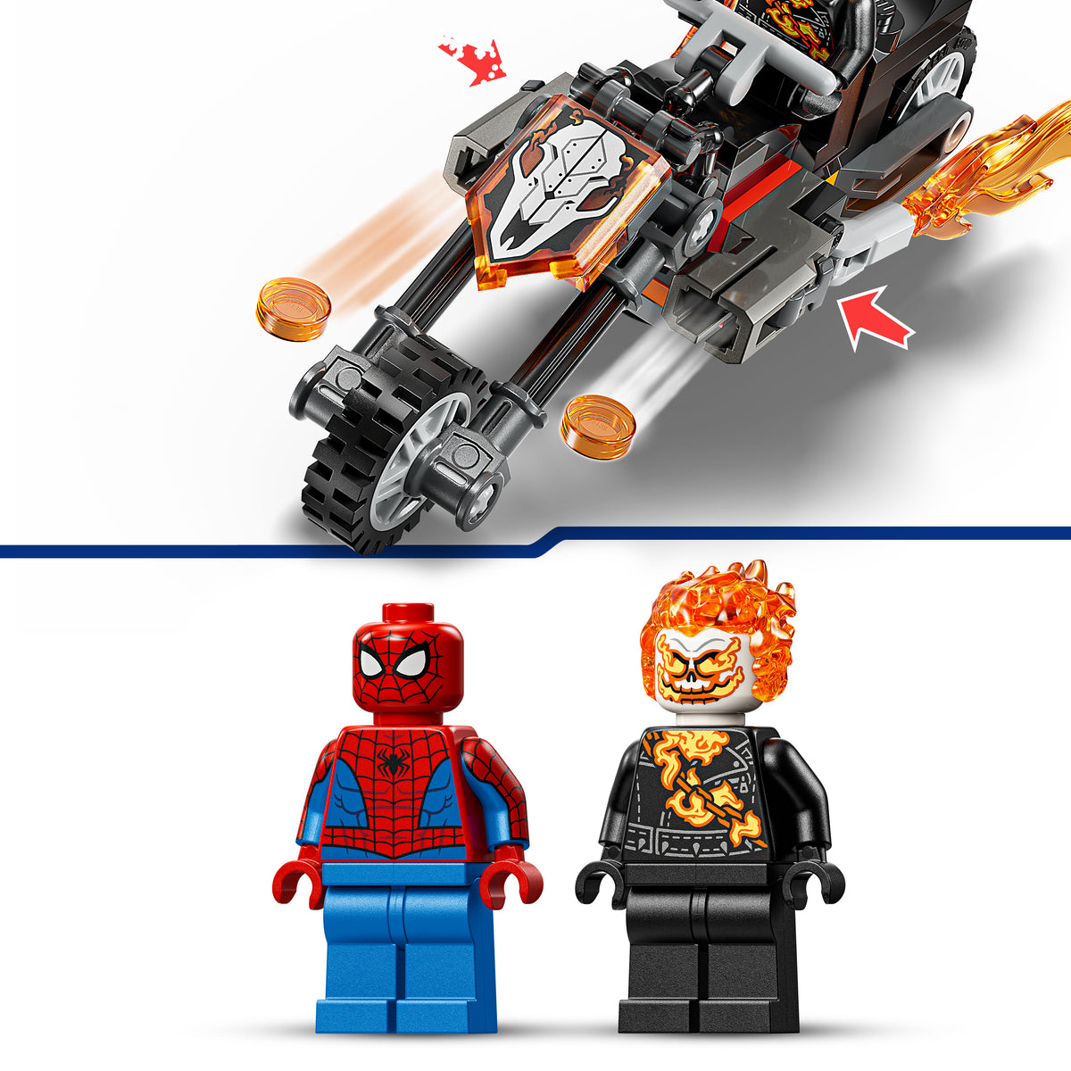 LEGO Marvel 76336 Spider-Man Auto vs. Venomized Wolverine