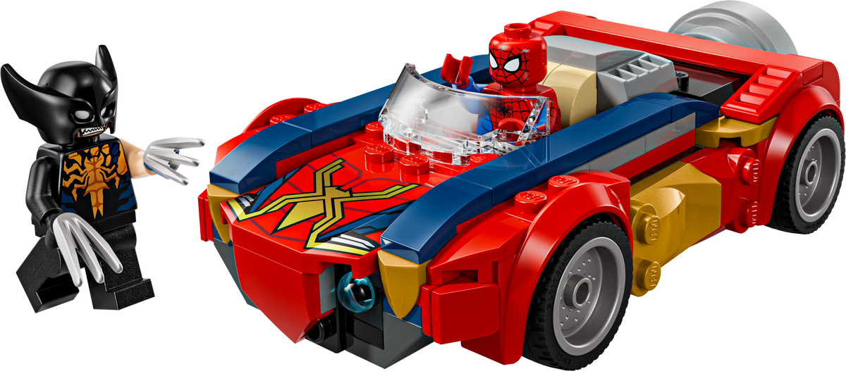 LEGO Marvel 76336 Spider-Man Auto vs. Venomized Wolverine