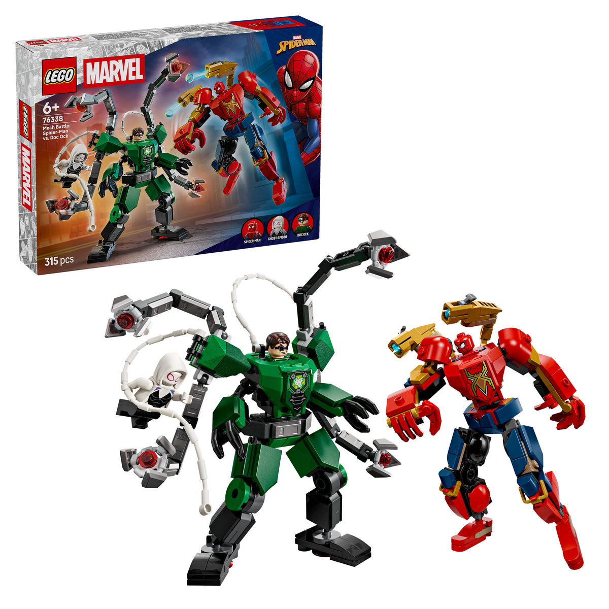 LEGO Marvel 76338 Mech-Duell: Spider-Man vs. Doc Ock