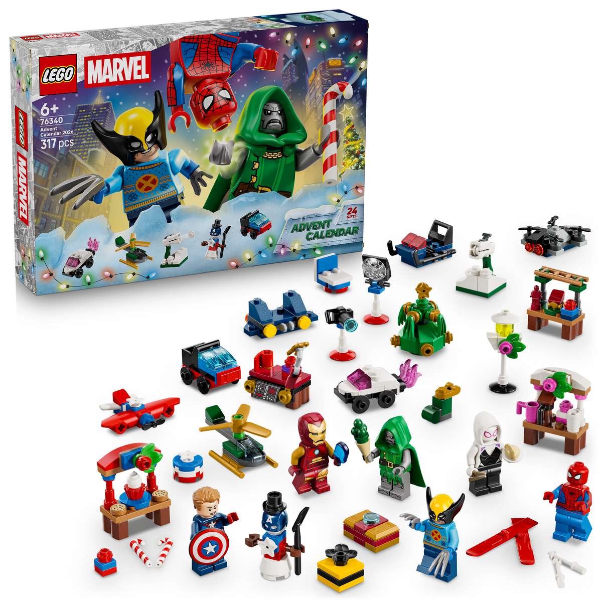LEGO Marvel 76340 Adventskalender 2026 Superhelden