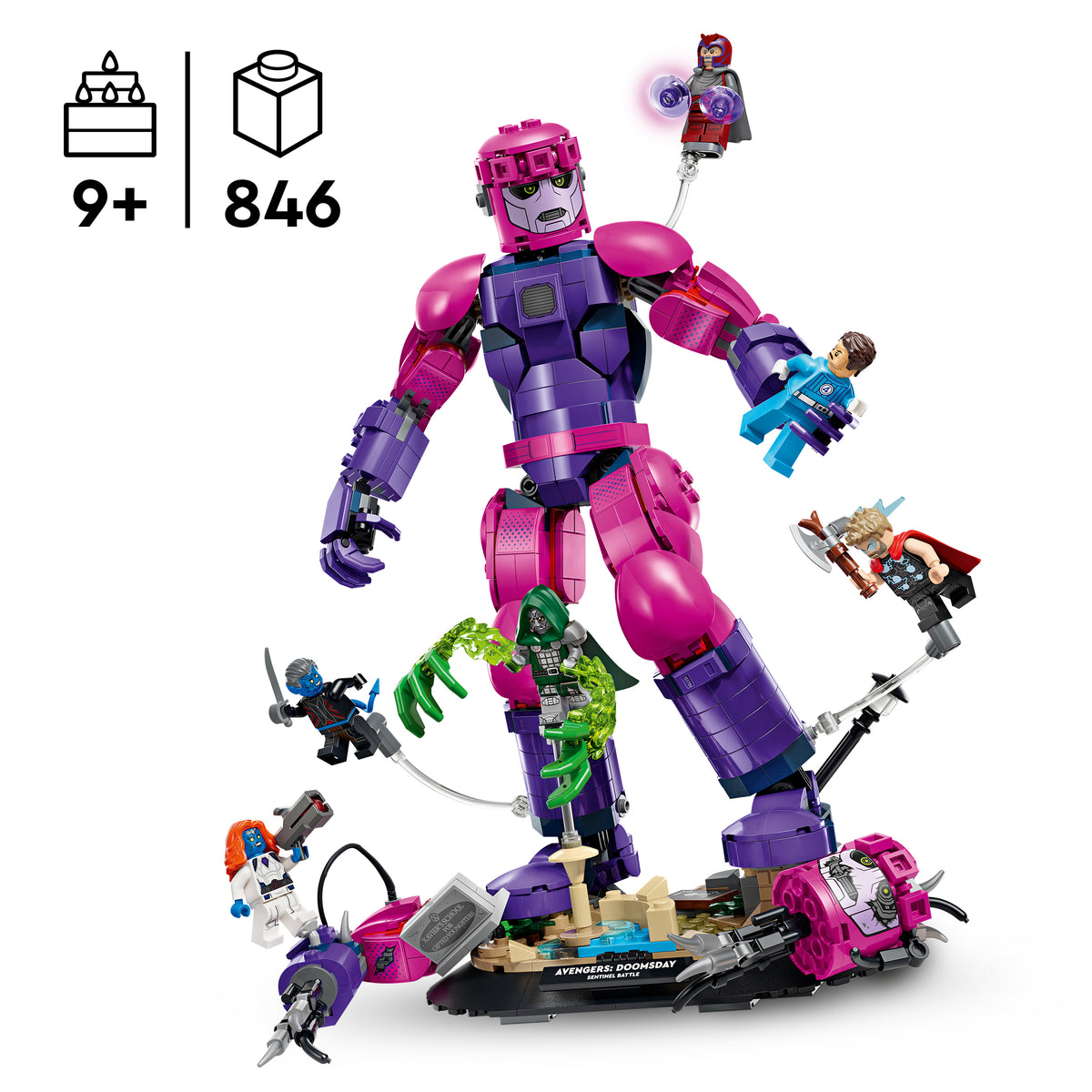 LEGO Marvel 76348 Legendärer Showdown: Avengers: Doomsday