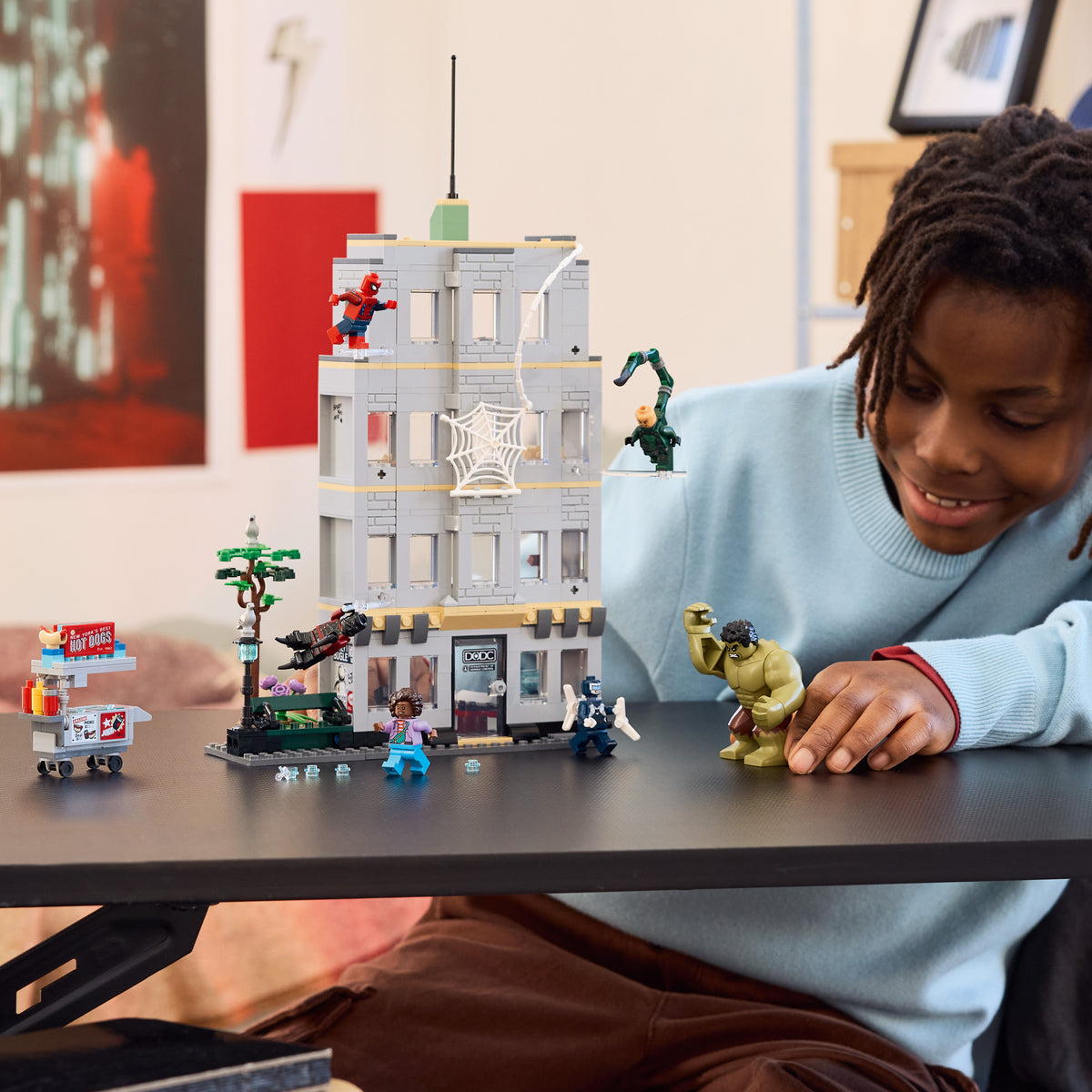 LEGO Marvel 76350 Großer Showdown: Spider-Man vs. Hulk