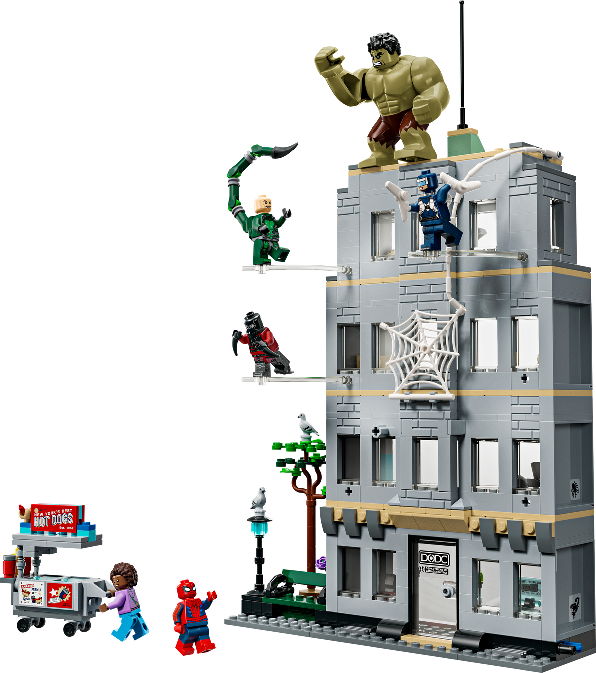 LEGO Marvel 76350 Großer Showdown: Spider-Man vs. Hulk