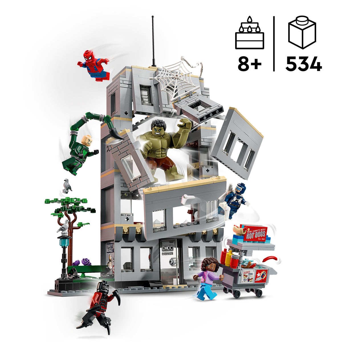 LEGO Marvel 76350 Großer Showdown: Spider-Man vs. Hulk