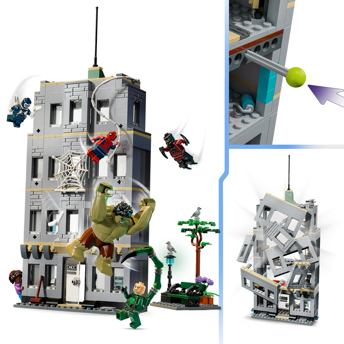 LEGO Marvel 76350 Großer Showdown: Spider-Man vs. Hulk