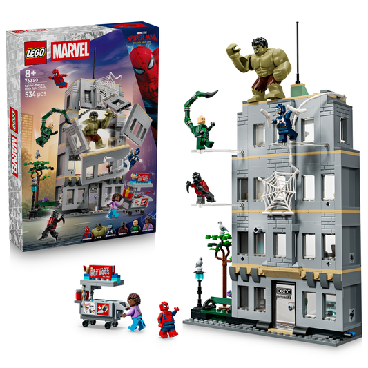 LEGO Marvel 76350 Großer Showdown: Spider-Man vs. Hulk