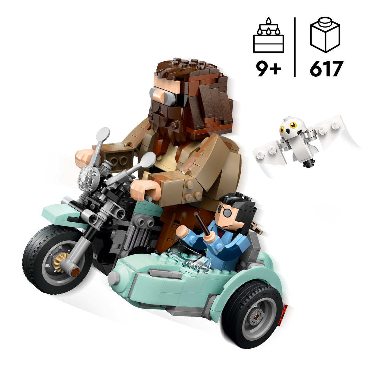 LEGO Harry Potter 76443 Hagrids und Harrys Motorradtour