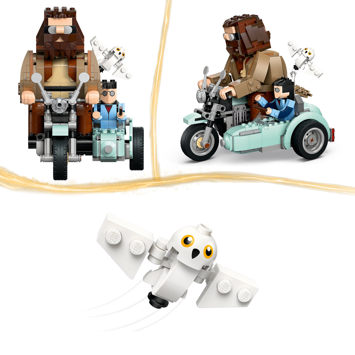 LEGO Harry Potter 76443 Hagrids und Harrys Motorradtour