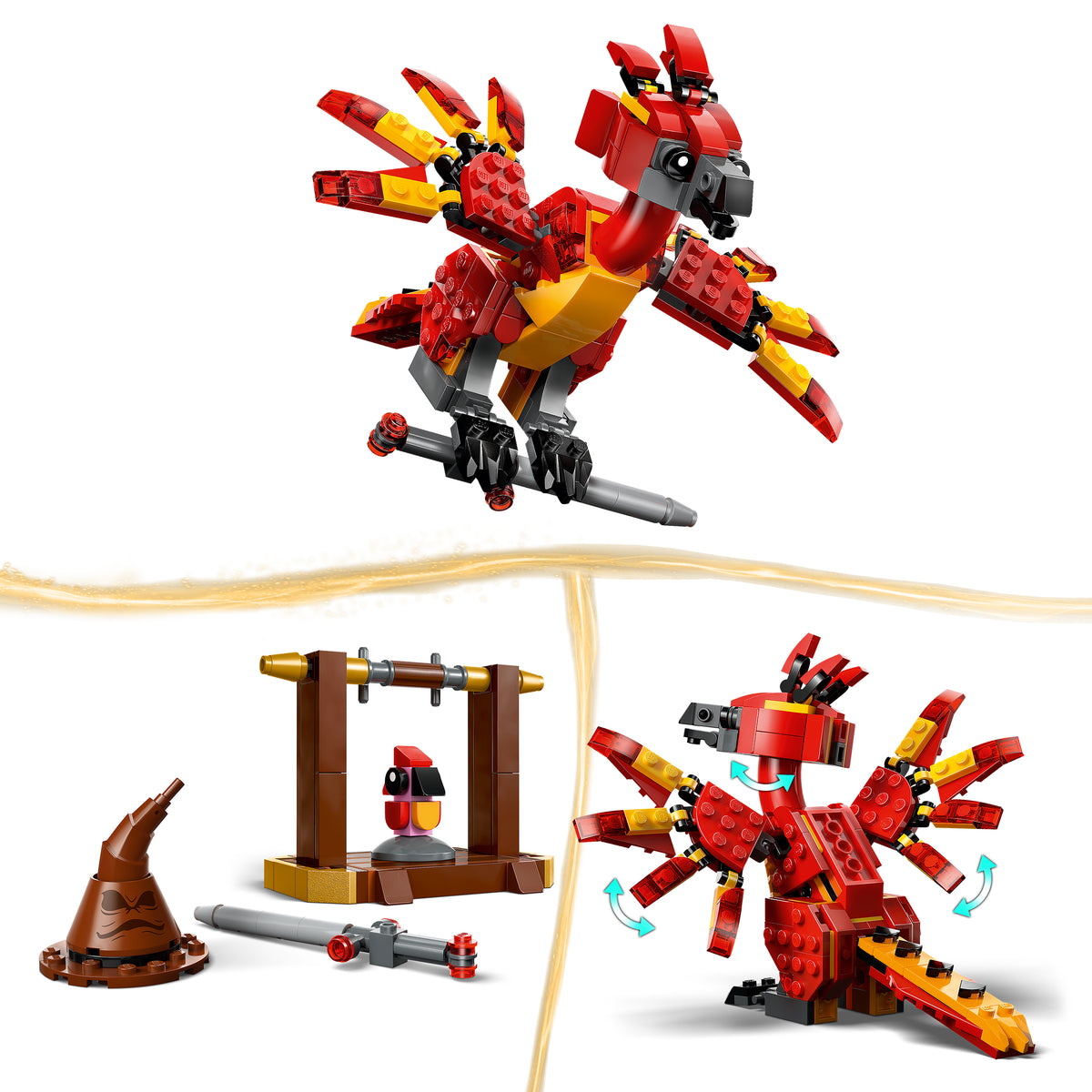 LEGO Harry Potter 76448 Fawkes: Dumbledores Phönix