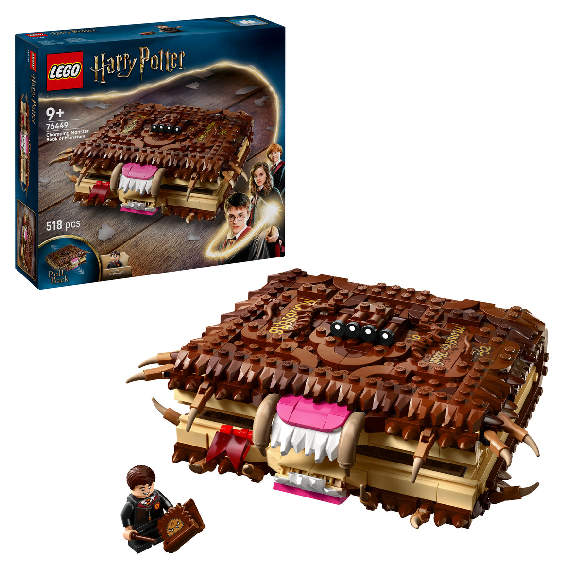LEGO Harry Potter 76449 Beißendes Monsterbuch der Monster
